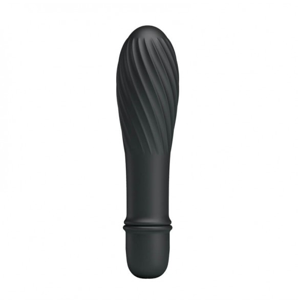 PRETTY LOVE - Screw Thread Vibrator Stick (Battery - Black) PRETTY LOVE - Screw Thread Vibrator Stick (Battery - Black)